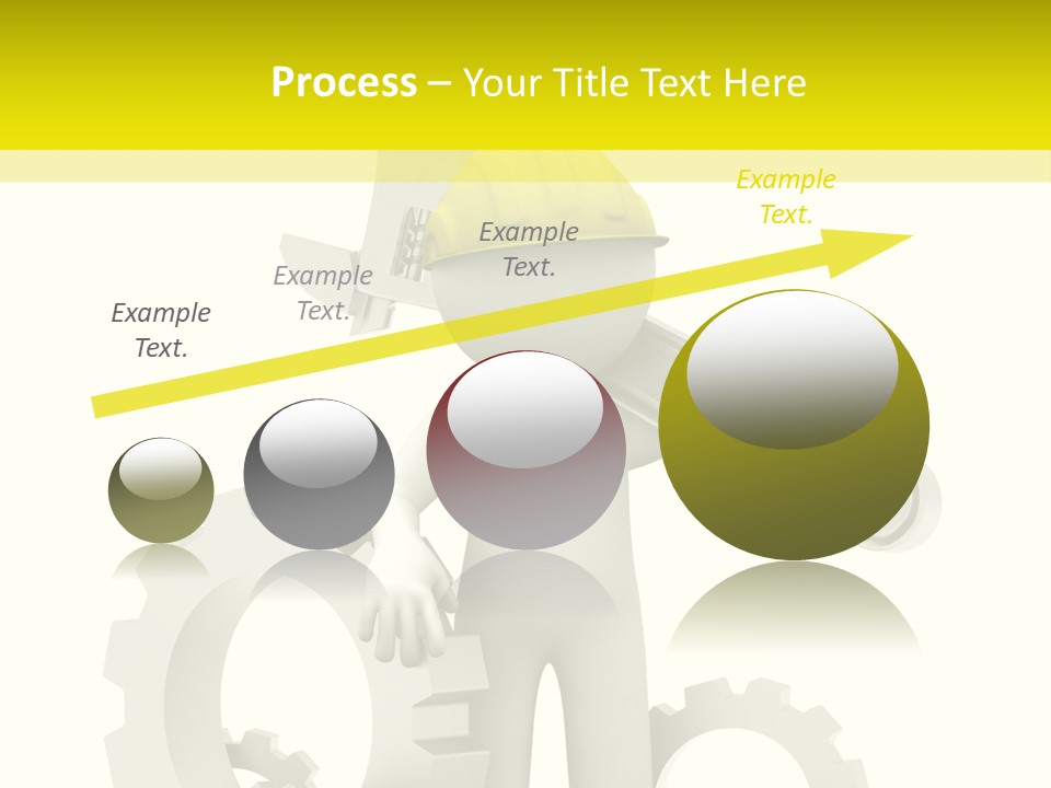 Progress Equipment Hardhat PowerPoint Template