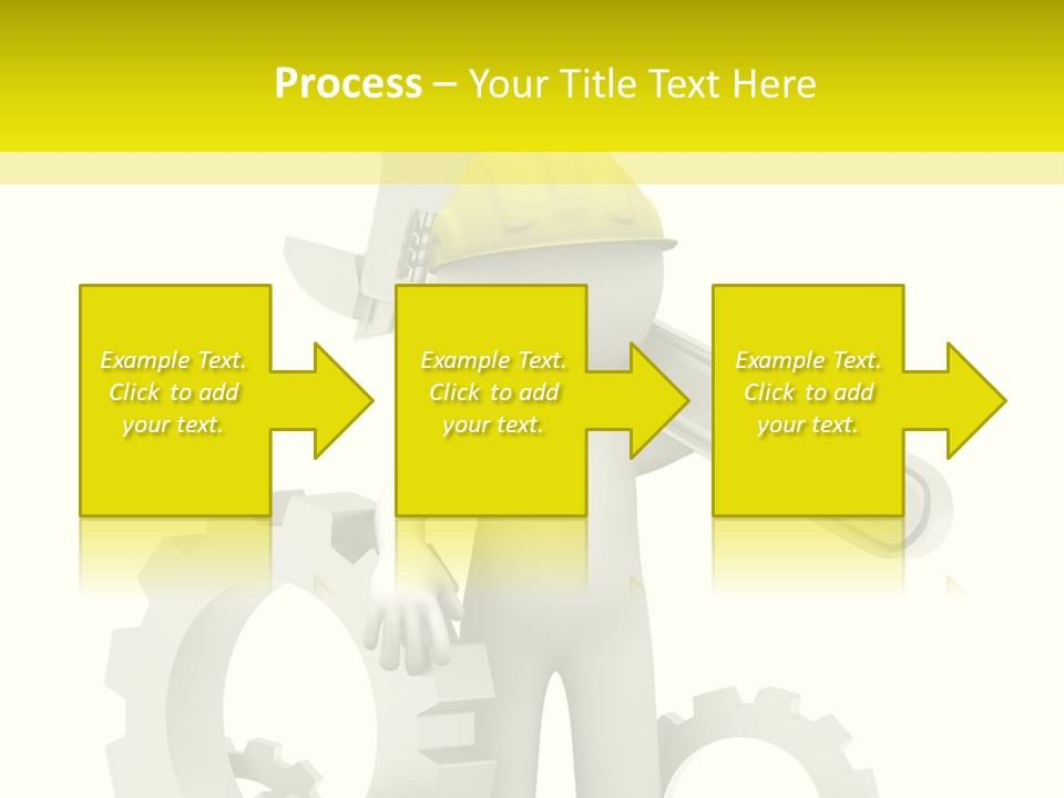 Progress Equipment Hardhat PowerPoint Template