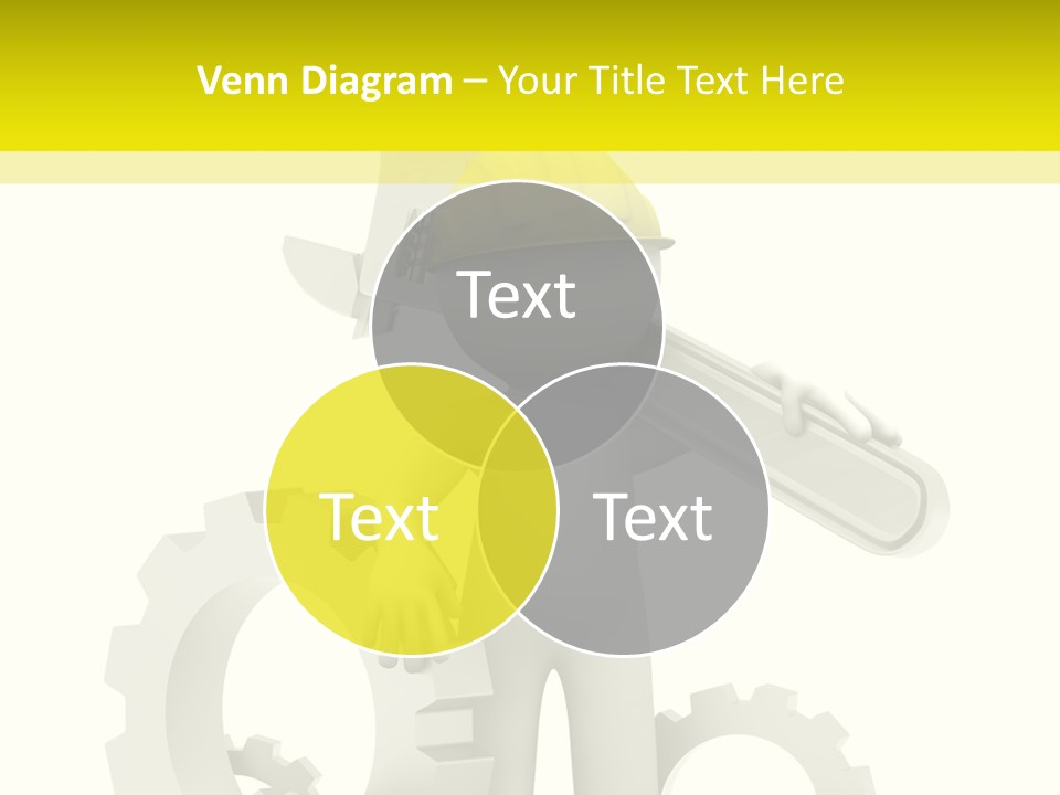 Progress Equipment Hardhat PowerPoint Template