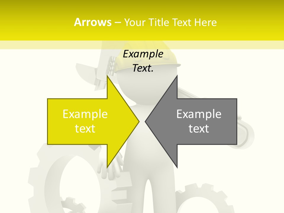 Progress Equipment Hardhat PowerPoint Template