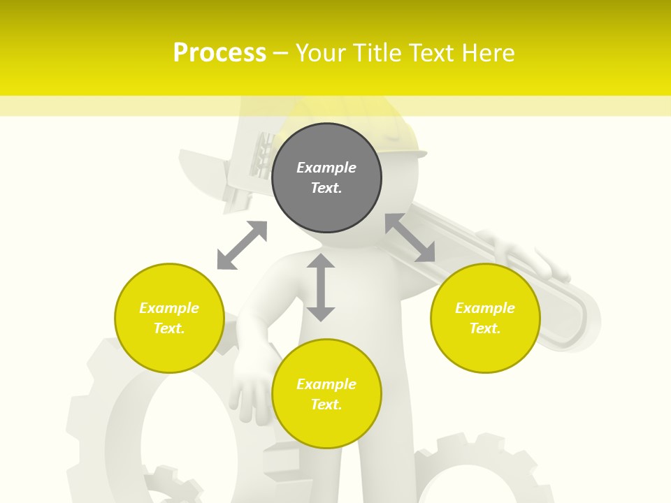Progress Equipment Hardhat PowerPoint Template