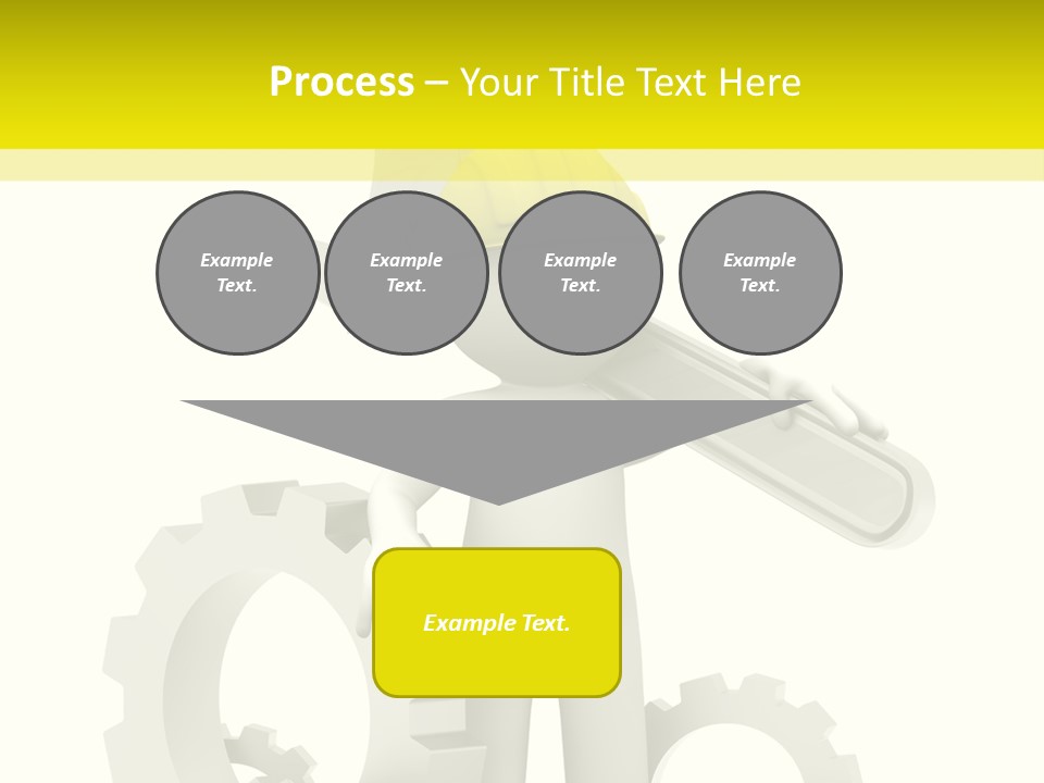 Progress Equipment Hardhat PowerPoint Template