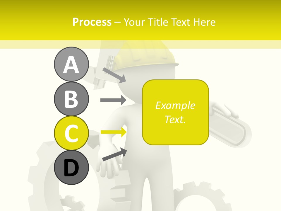 Progress Equipment Hardhat PowerPoint Template