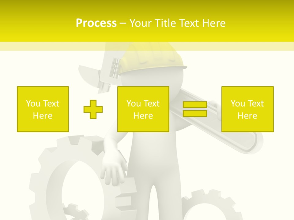 Progress Equipment Hardhat PowerPoint Template