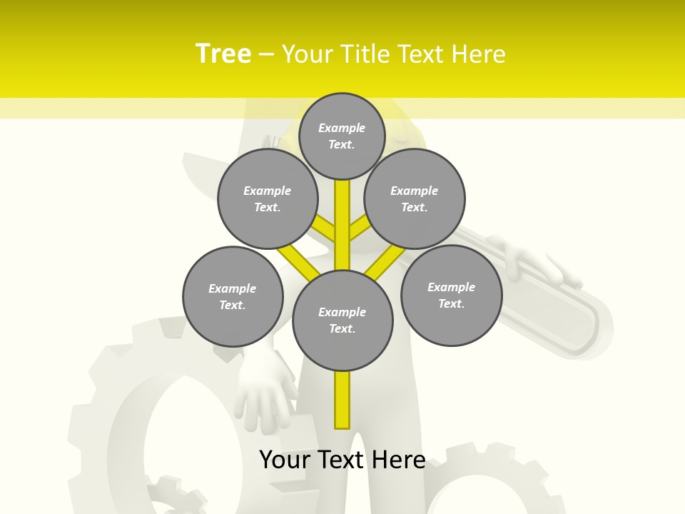 Progress Equipment Hardhat PowerPoint Template