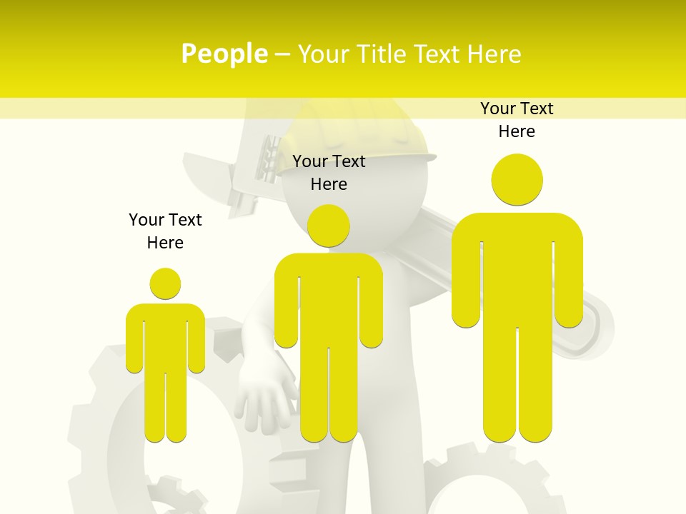 Progress Equipment Hardhat PowerPoint Template