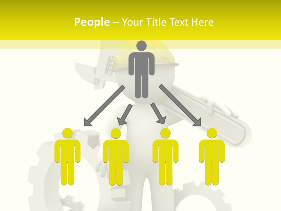 Progress Equipment Hardhat PowerPoint Template