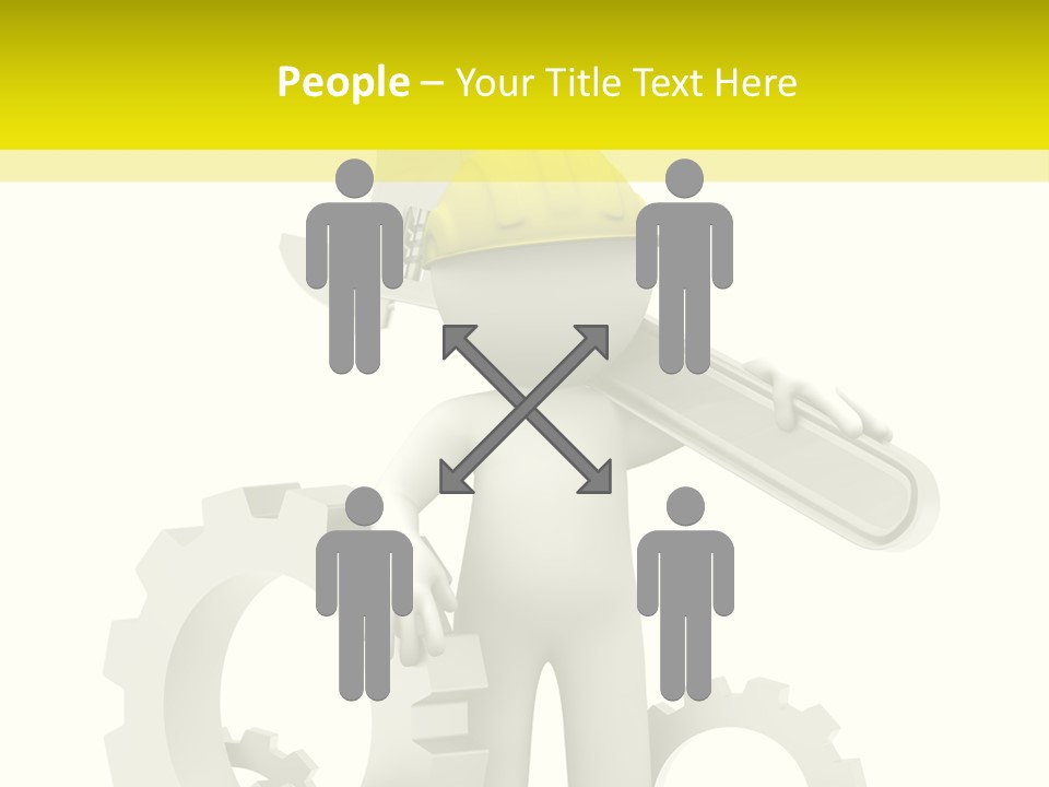 Progress Equipment Hardhat PowerPoint Template