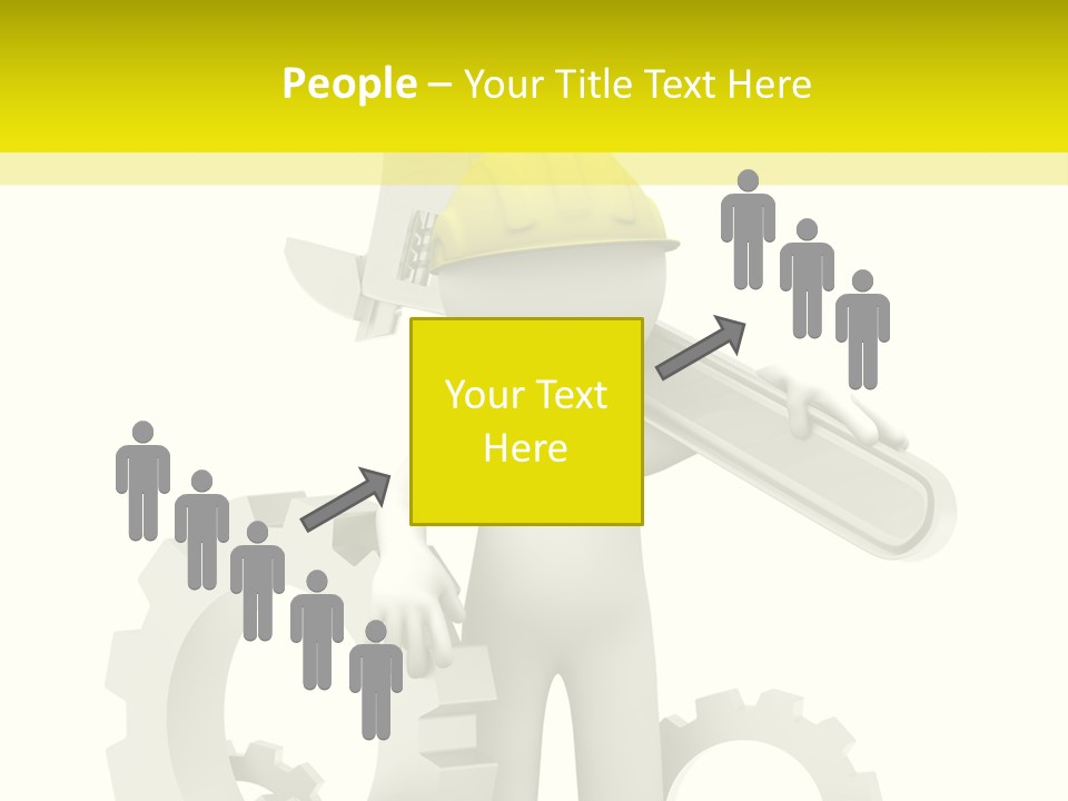 Progress Equipment Hardhat PowerPoint Template