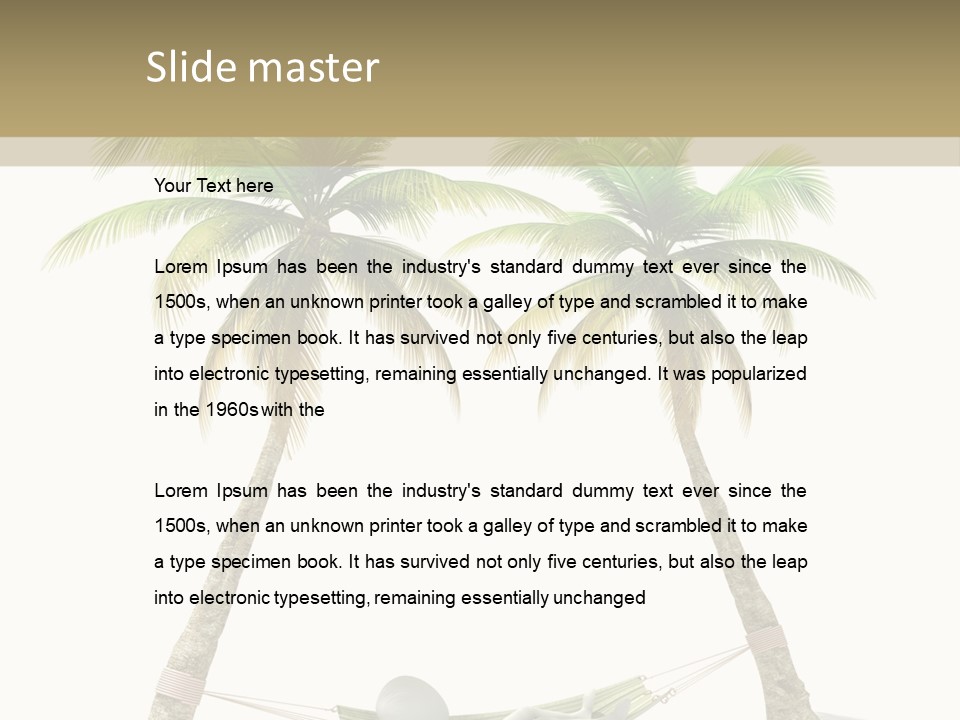 View Boss Beauty PowerPoint Template