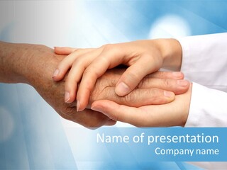 People Touching Need PowerPoint Template