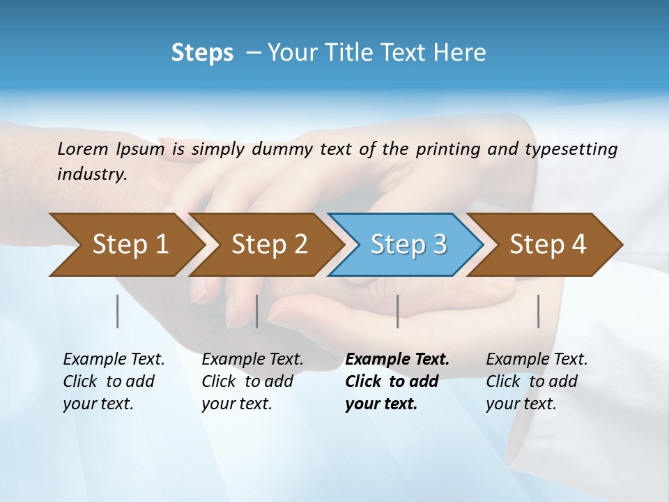 People Touching Need PowerPoint Template
