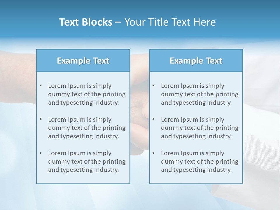 People Touching Need PowerPoint Template