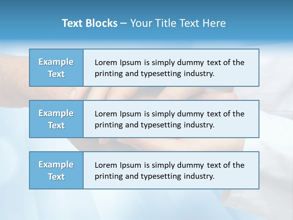 People Touching Need PowerPoint Template