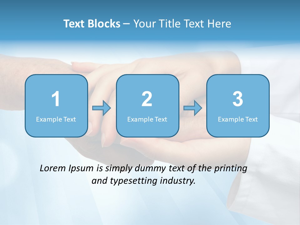 People Touching Need PowerPoint Template