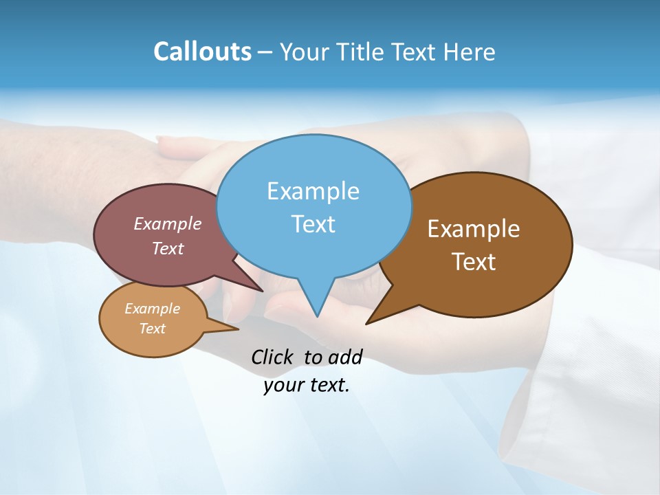 People Touching Need PowerPoint Template