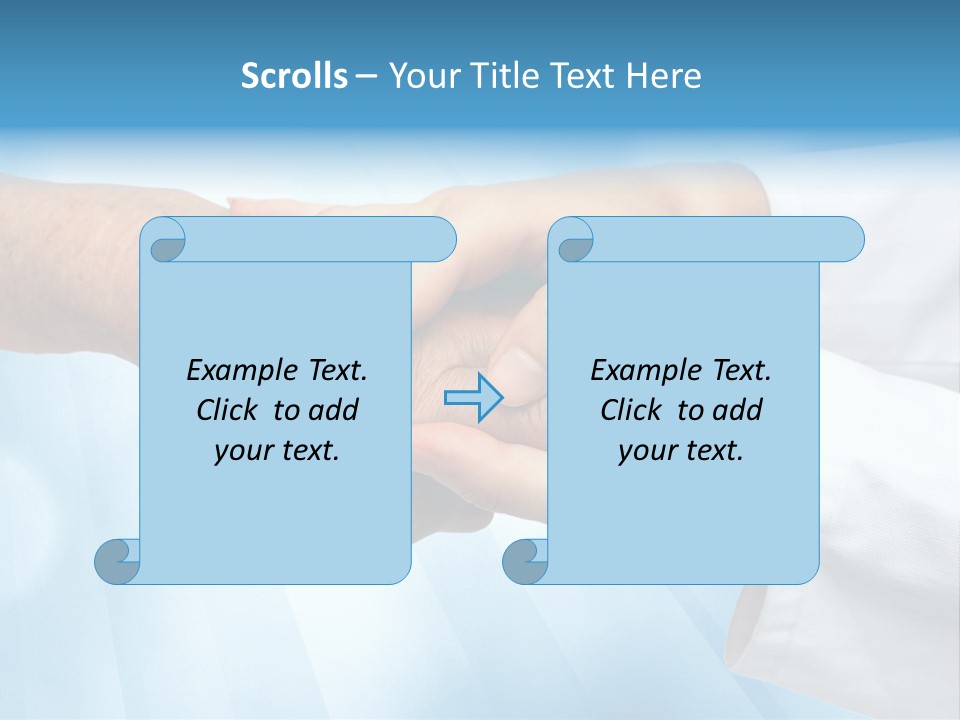 People Touching Need PowerPoint Template