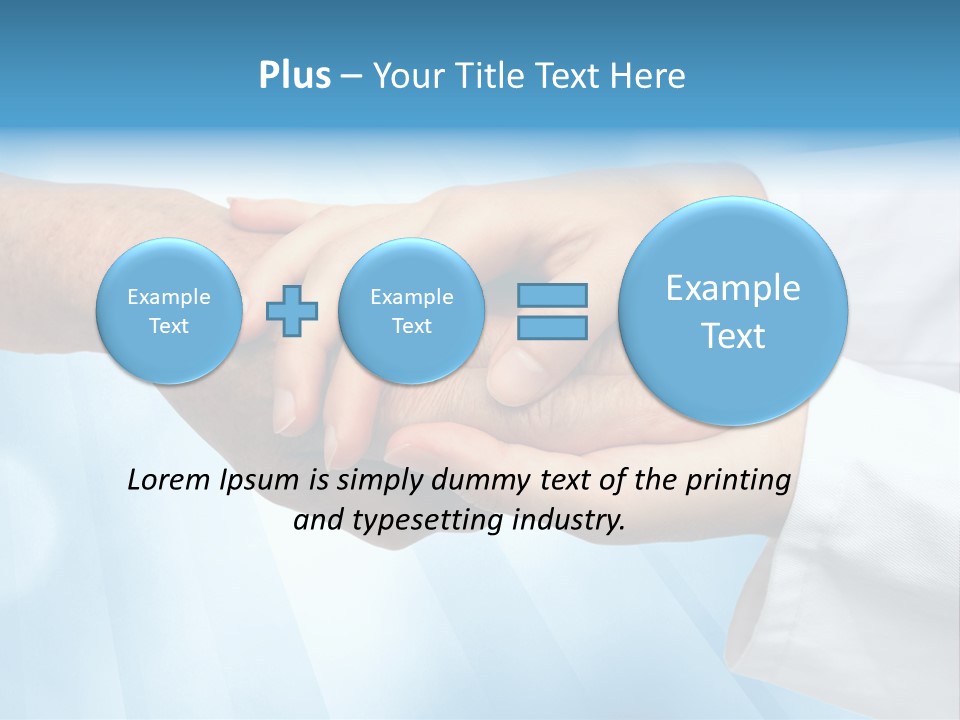 People Touching Need PowerPoint Template