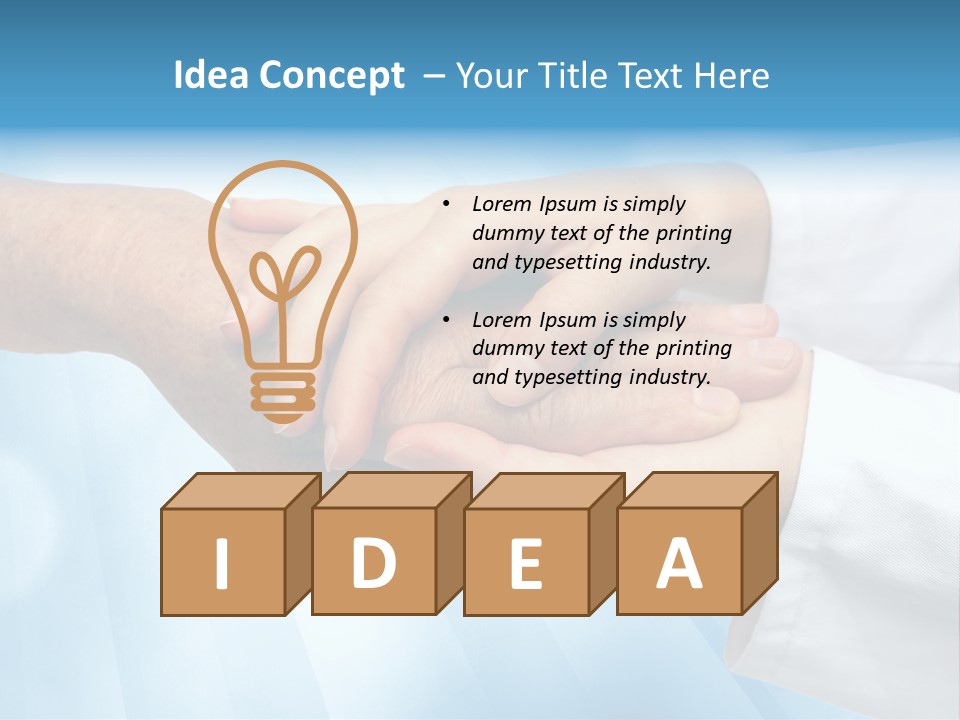 People Touching Need PowerPoint Template