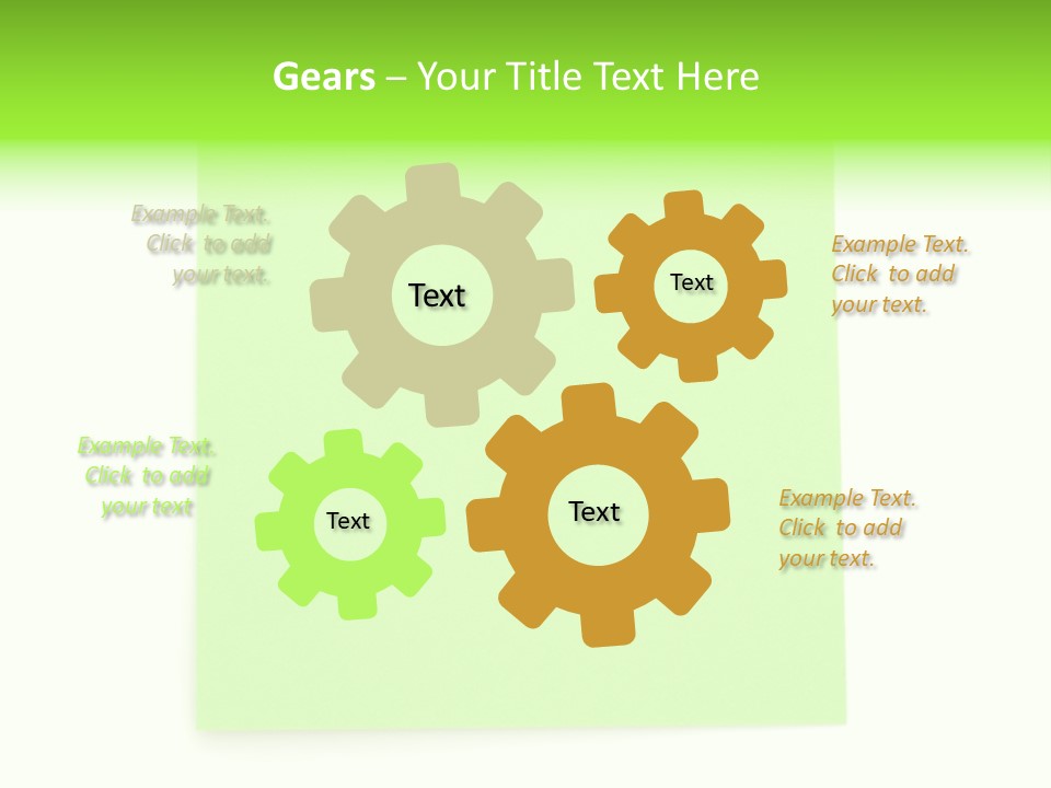 Todo Message Sticky PowerPoint Template