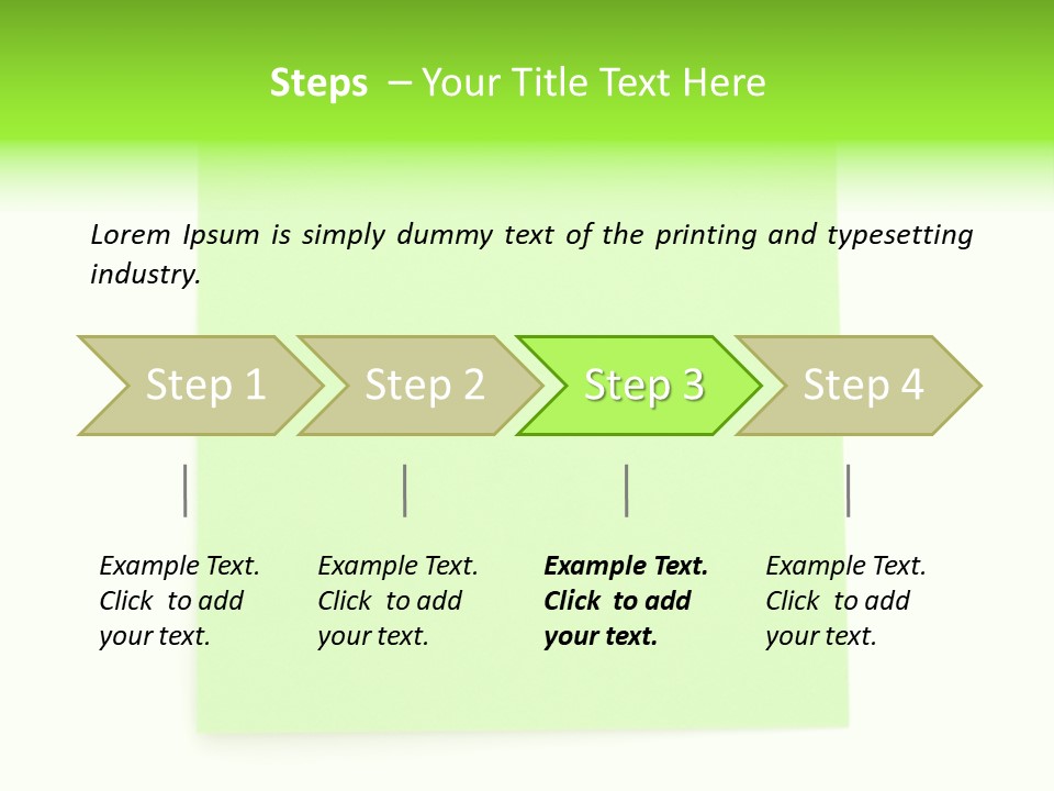Todo Message Sticky PowerPoint Template