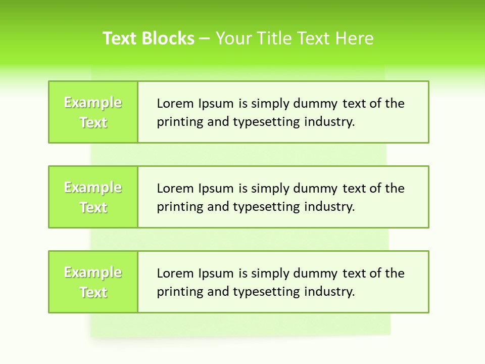 Todo Message Sticky PowerPoint Template