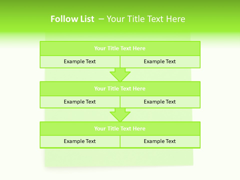 Todo Message Sticky PowerPoint Template