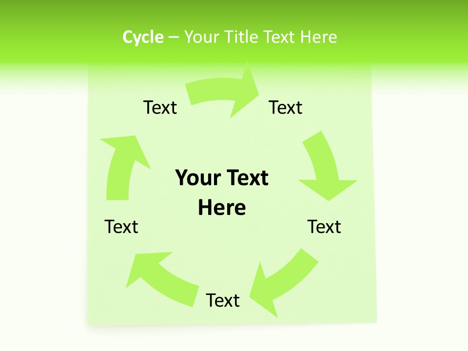 Todo Message Sticky PowerPoint Template