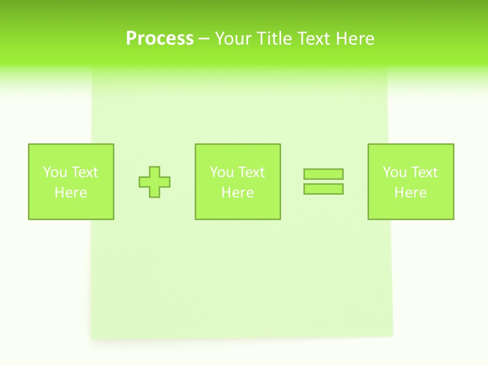 Todo Message Sticky PowerPoint Template
