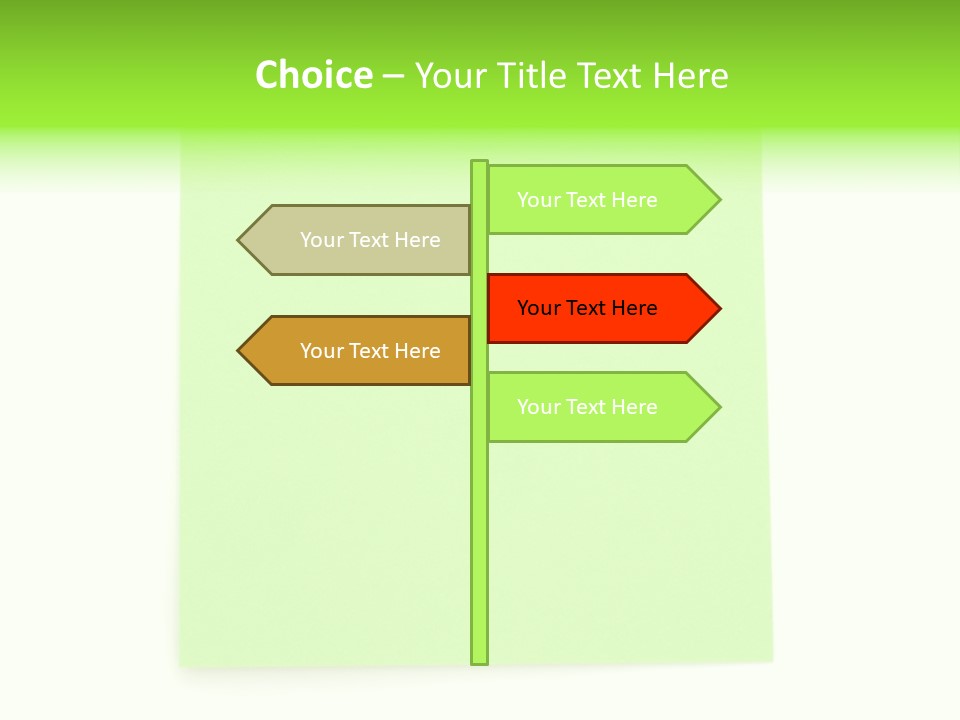 Todo Message Sticky PowerPoint Template