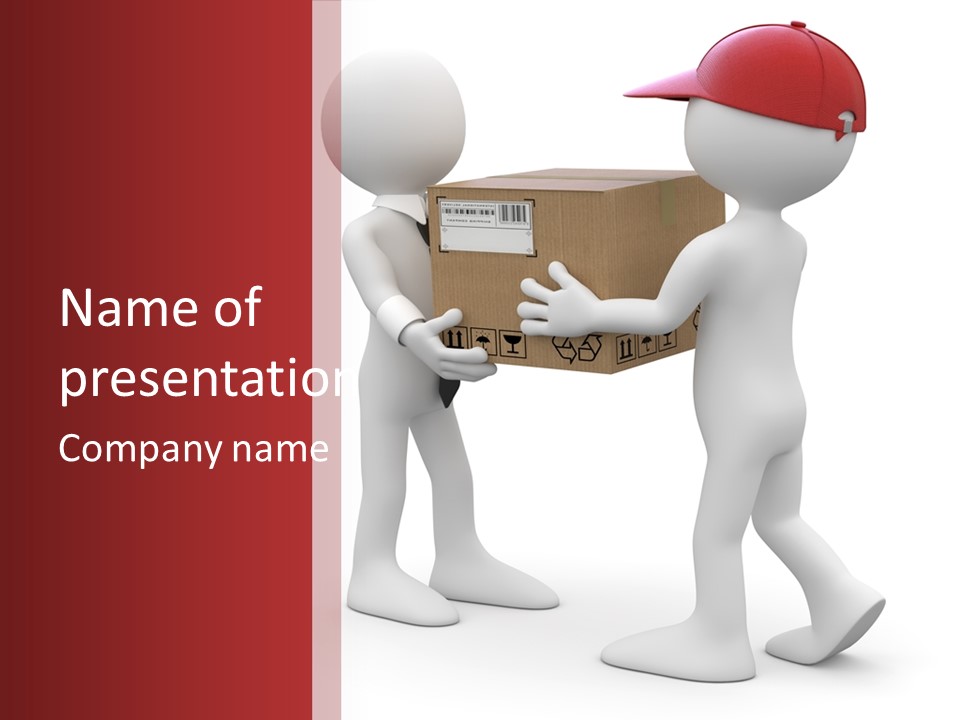 Industry Send White PowerPoint Template