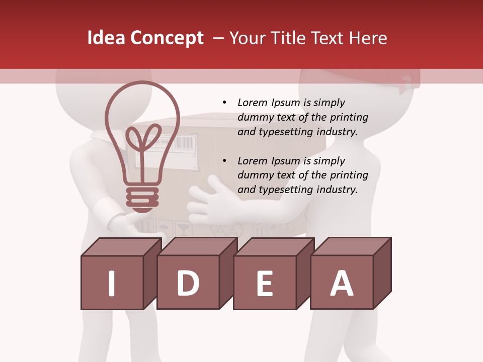 Industry Send White PowerPoint Template