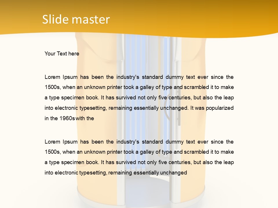 Sunburn Salon Tan PowerPoint Template