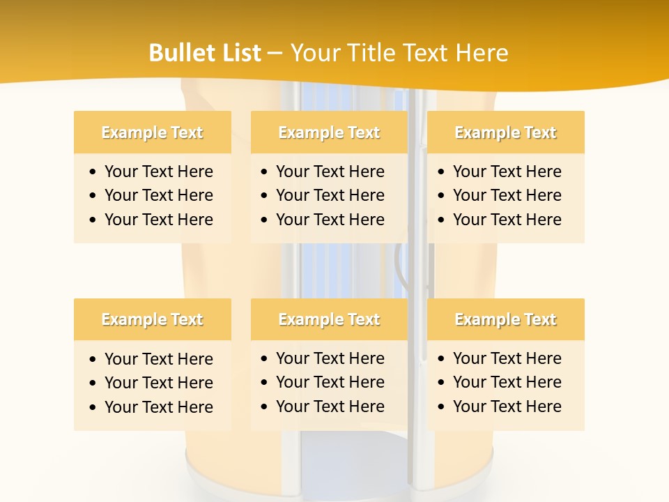 Sunburn Salon Tan PowerPoint Template