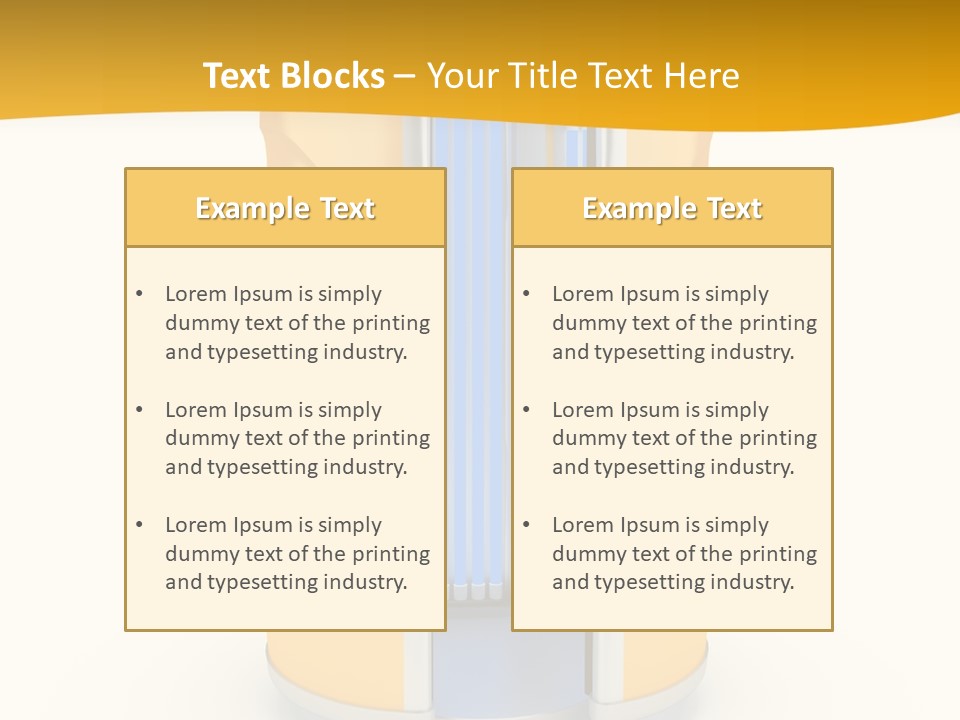 Sunburn Salon Tan PowerPoint Template