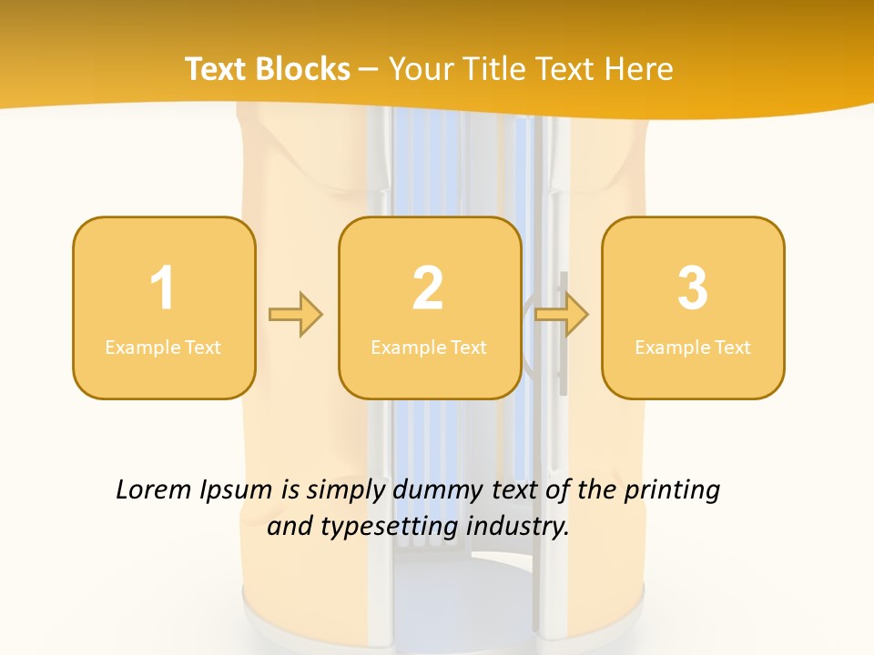 Sunburn Salon Tan PowerPoint Template