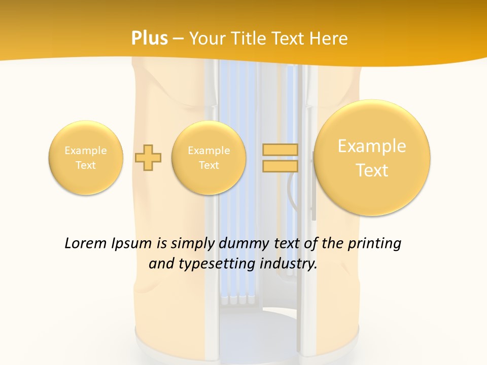 Sunburn Salon Tan PowerPoint Template