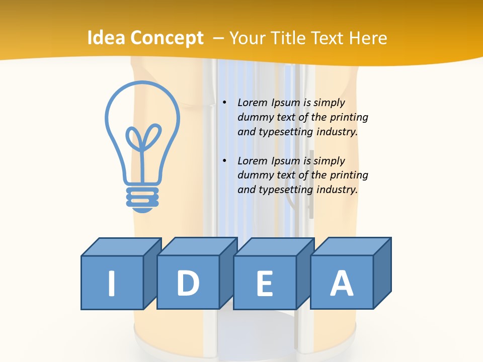 Sunburn Salon Tan PowerPoint Template