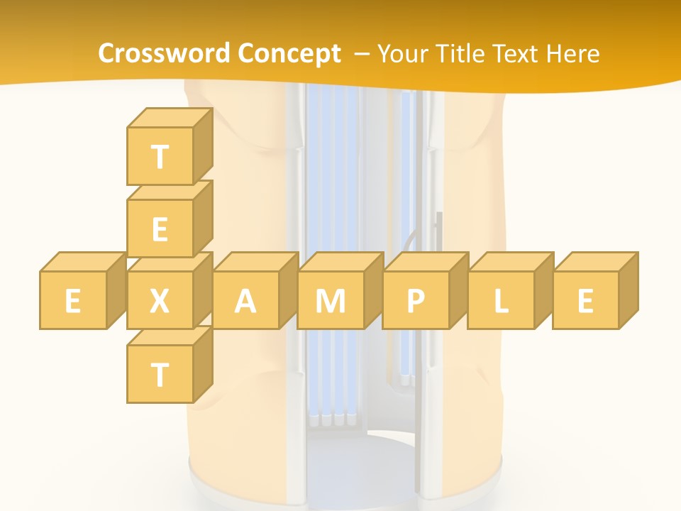 Sunburn Salon Tan PowerPoint Template