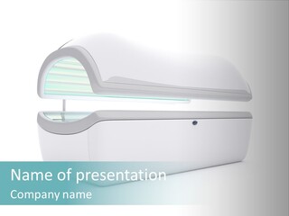 Tan Blue Spa PowerPoint Template