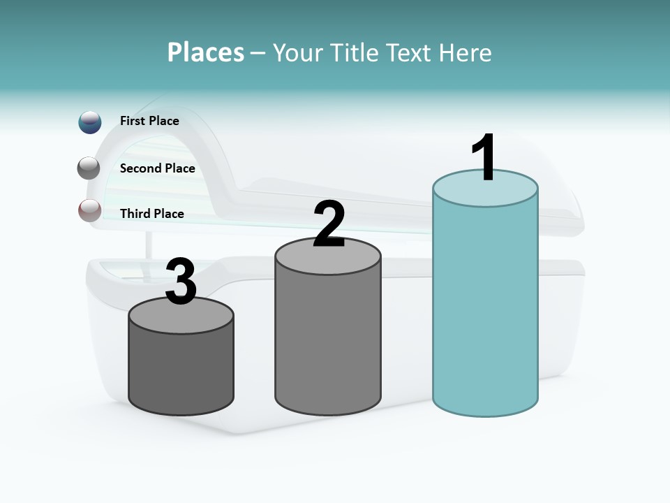 Tan Blue Spa PowerPoint Template