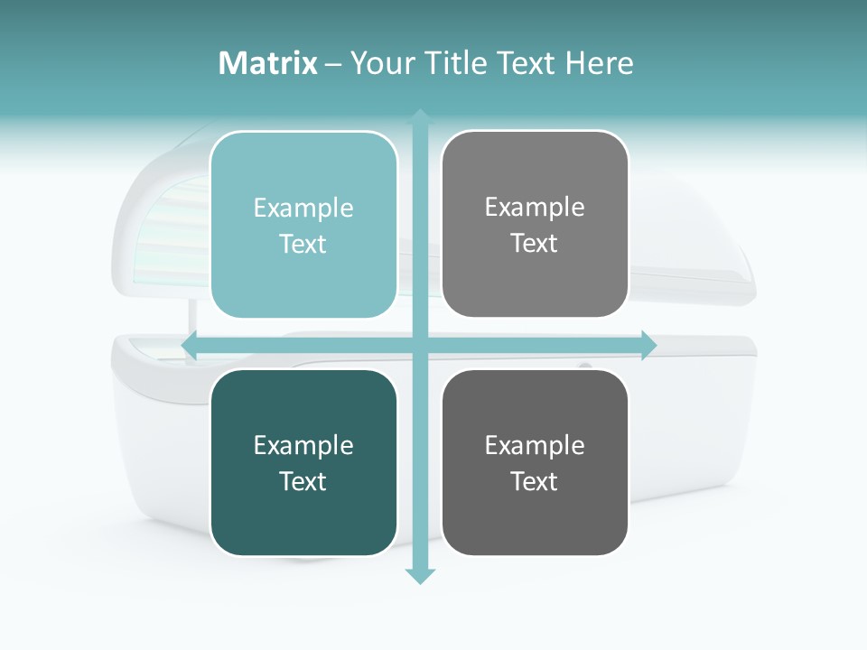 Tan Blue Spa PowerPoint Template