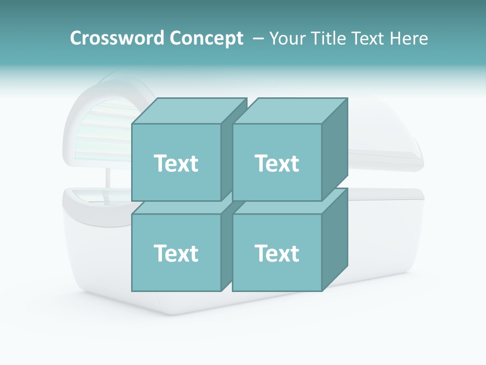 Tan Blue Spa PowerPoint Template