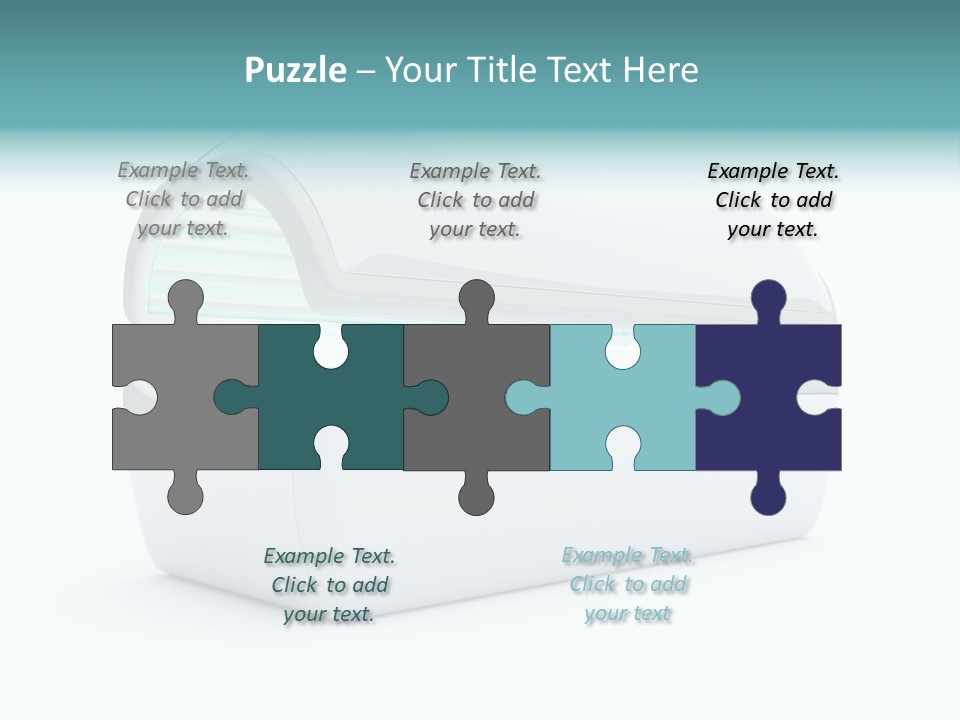 Tan Blue Spa PowerPoint Template