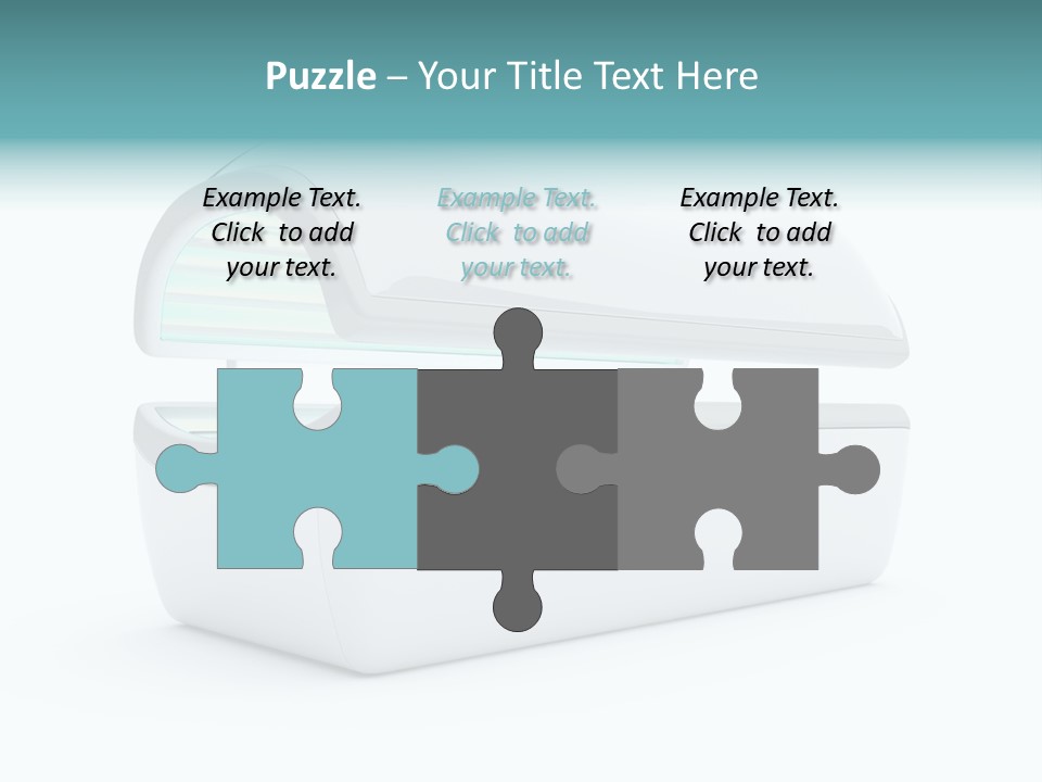 Tan Blue Spa PowerPoint Template