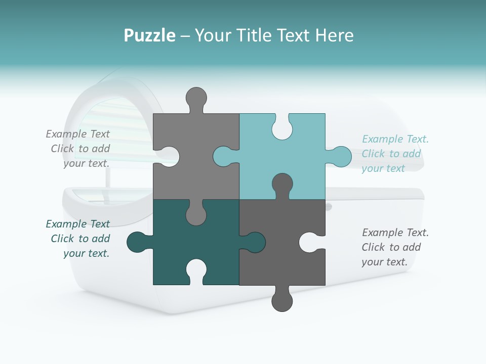 Tan Blue Spa PowerPoint Template