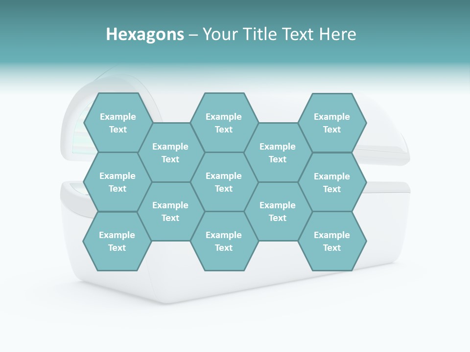 Tan Blue Spa PowerPoint Template