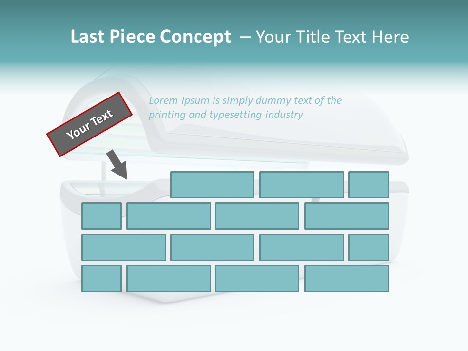 Tan Blue Spa PowerPoint Template