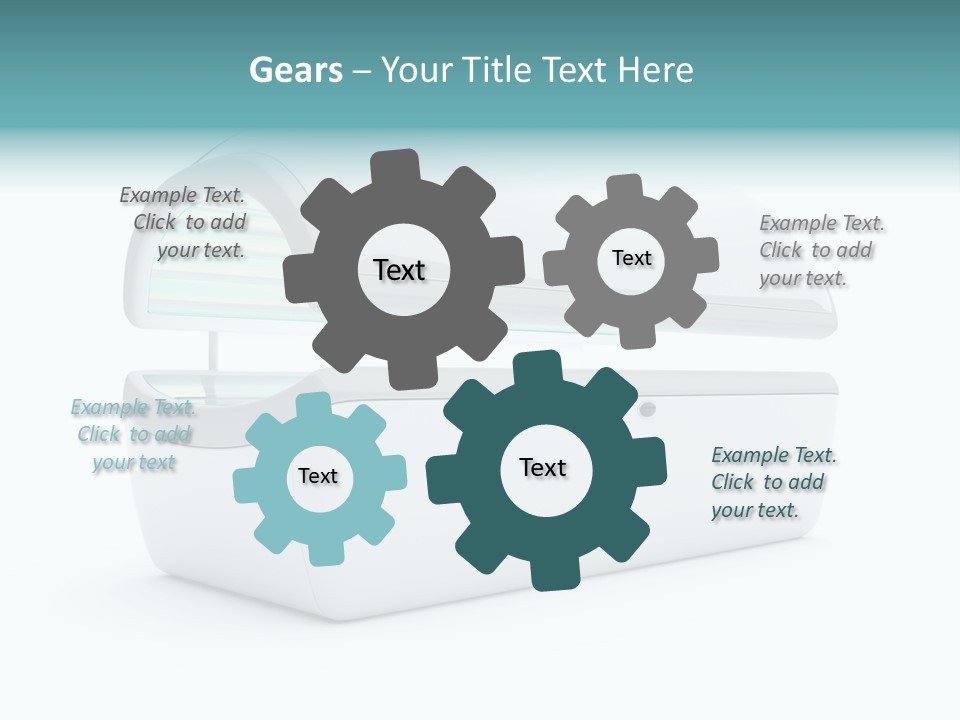 Tan Blue Spa PowerPoint Template