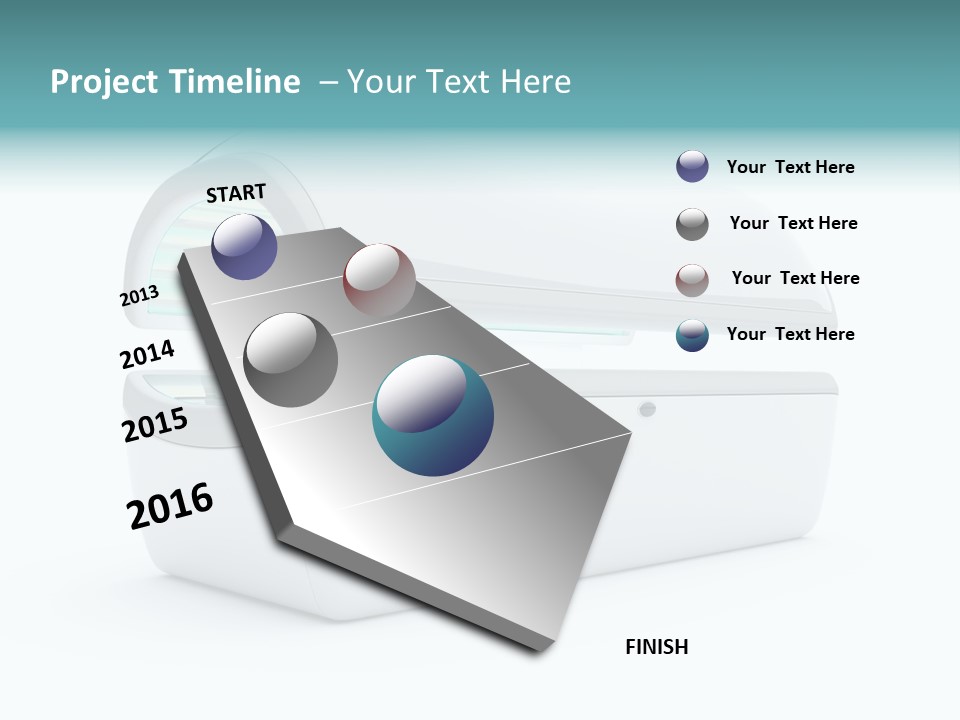 Tan Blue Spa PowerPoint Template